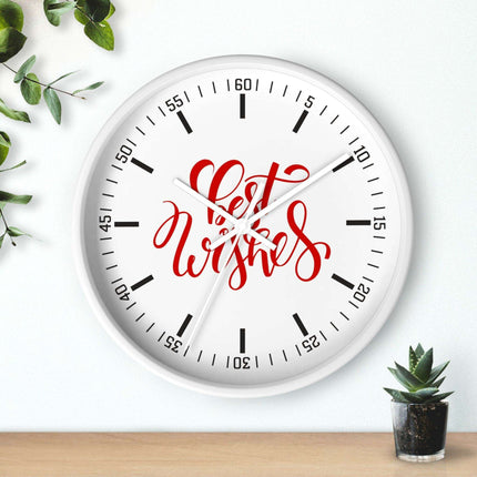 Opulent Holiday Chic Wall Clock - An Exquisite Timekeeper for Elegant Interiors