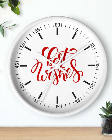 Opulent Holiday Chic Wall Clock - An Exquisite Timekeeper for Elegant Interiors