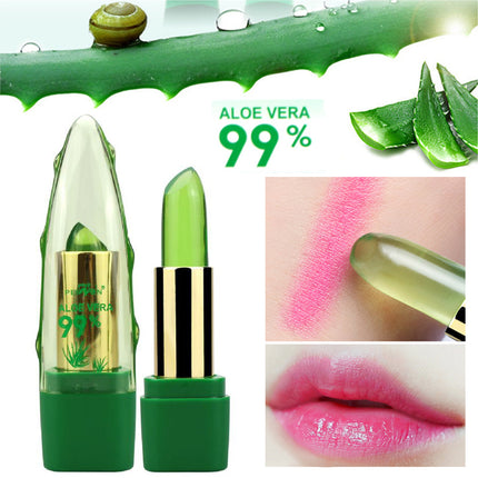 Aloe Vera Color-Changing Lip Balm — Moisturising & Long-Lasting