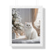 Eco-Framed Cat Wall Art: Sustainable Home Decor for Stylish Spaces