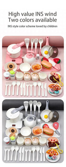 Ultimate Kids' Culinary Playset with 54 Interactive Kitchen Tools