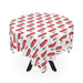 Elegant Valentine Square Tablecloth by Maison d'Elite | 55.1" x 55.1" Polyester Cloth