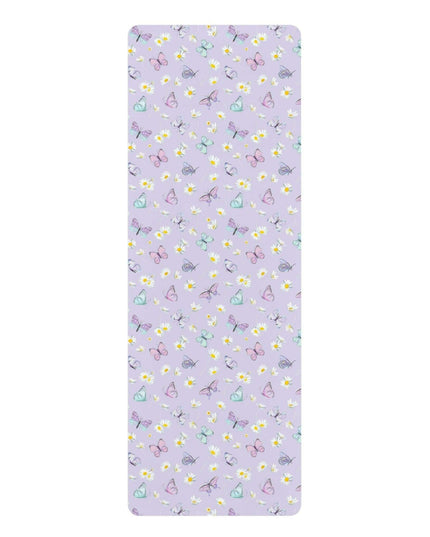 Lavender Elegance Yoga Mat - Luxurious Comfort for Tranquil Practices