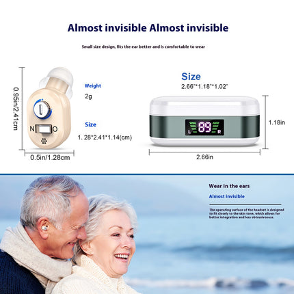 Peekaboo Studio Digital Sound Amplifier with Charging Display & AUX In