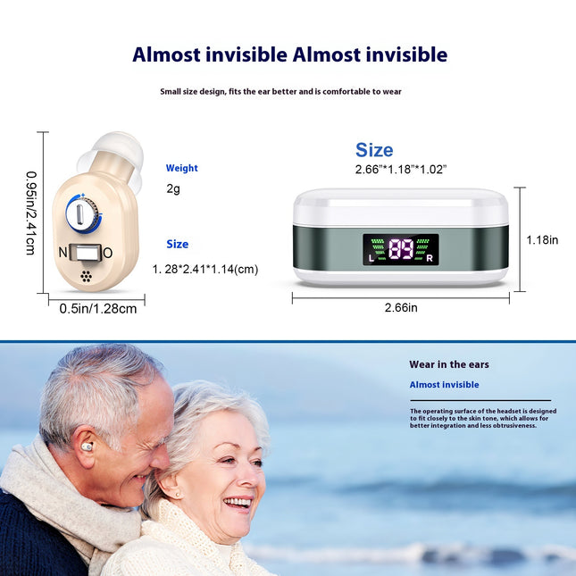 Peekaboo Studio Digital Sound Amplifier with Charging Display & AUX In