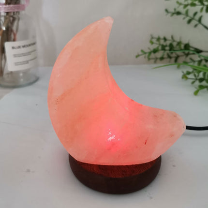 USB Color Changing Moon Light LED With Crystal Shade Night Lamp
