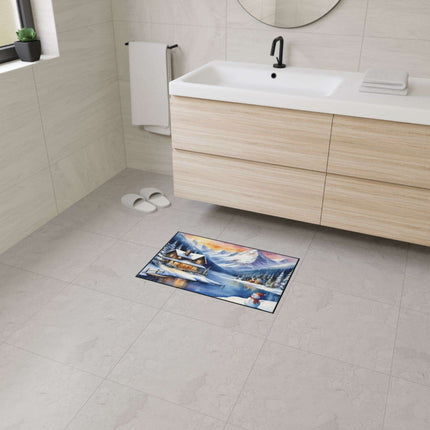 Personalized Luxury Polyester Area Rug with Anti-Slip Backing