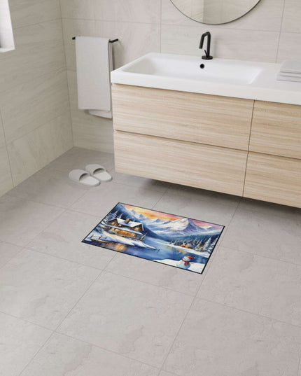 Personalized Luxury Polyester Area Rug with Anti-Slip Backing