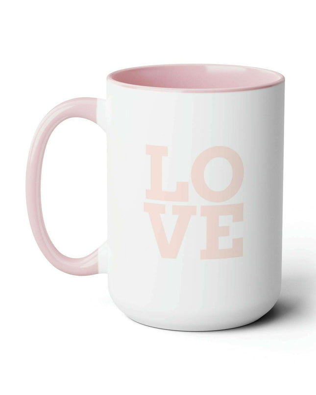 Opulent Enigma LOVE Ceramic Coffee Mugs Set - Luxurious 15oz Cups for Coffee Aficionados