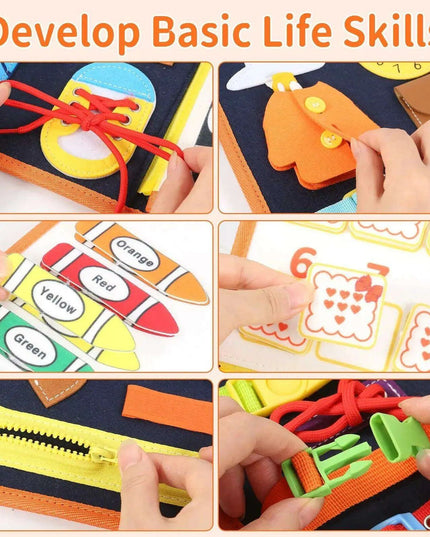 Wonderland Montessori Parish Toys Interactive Cloth Storybook - Inspiring Educational Adventure