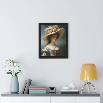Elegant Femme Fatale: Sustainable Art Print for Stylish Home Interiors