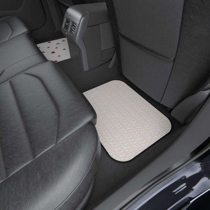 Elegant Customizable Heart Shaped Car Mats - Luxury Edition