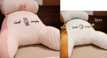 Sofa Fluffy Cushion Luncheon Pillow Triangle Reading Cushion Bedside S