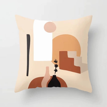 Abstract geometric portrait pillowcase home sofa cushion pillow cushio