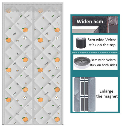 Self Priming Cotton Door Curtain Thickened Household Warm Wind Partiti