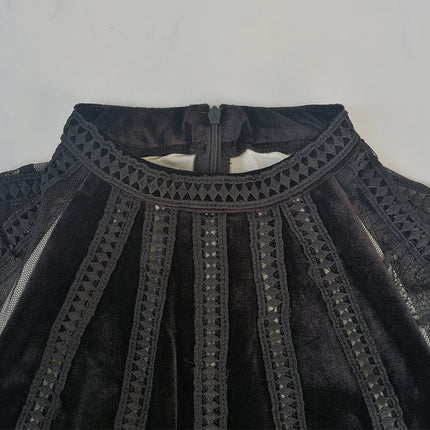 Elegant Beaded Sheer Dress - Lightweight Fabric, Flattering Fit