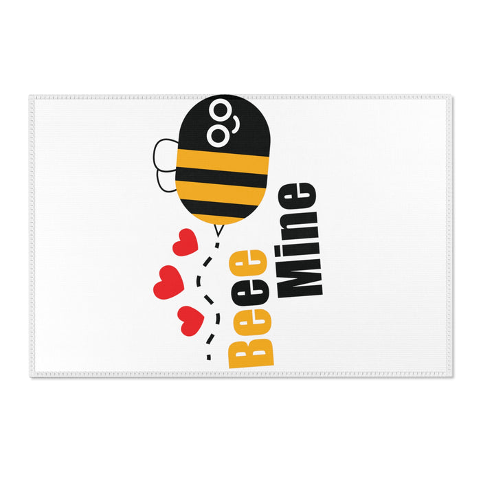 Bee Valentine Charcoal Area Rugs