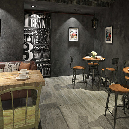 Peekaboo Studio Concrete Effect Dark Grey Wallpaper - Industrial Desig