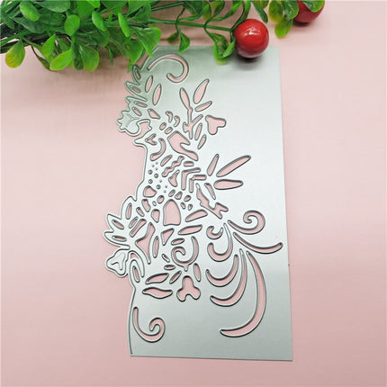 DIY Lace Peacock Knife Mould Carbon Steel Ornament For Home Decor
