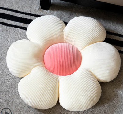Peekaboo Studio Small Daisy Petal Cushion - Soft, Decorative Accent