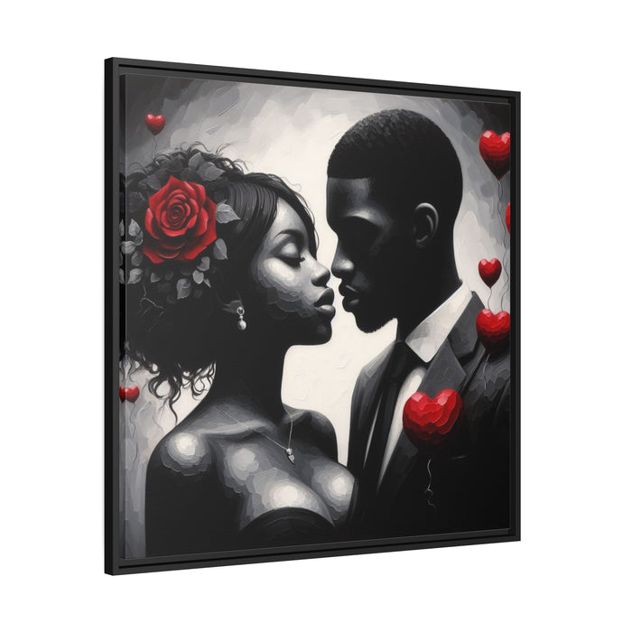 Enchanted Midnight Matte Canvas Artwork with Eco-Friendly Pinewood Frame