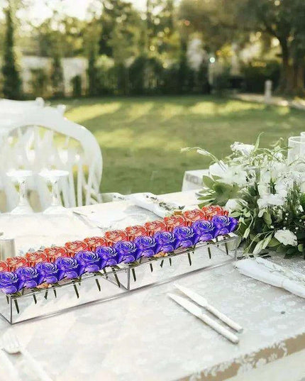 Sleek Transparent Acrylic Vase: Enhance Your Home Aesthetics