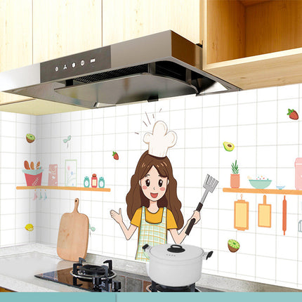 Peekaboo Studio Transparent Anti-Smoke Wallpaper, High Temp Resistant