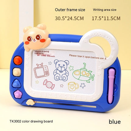 Magnetic Drawing Board For Kids Toy Pink Blue Yellow TK3001 TK3002 TK3003