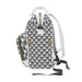 Chic Geometric Designer Diaper Backpack for Stylish Parents - Très Bébé Collection