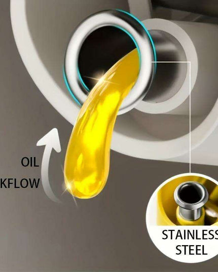 Innovative Gravity-Controlled Glass Oil Dispenser Set with Leak-Proof Design and Automatic Open-Close Feature