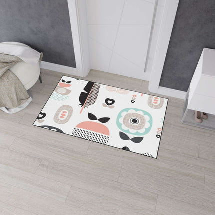 Chic Scandinavian Vintage Area Rug: Modern Floor Mat for Stylish Interiors