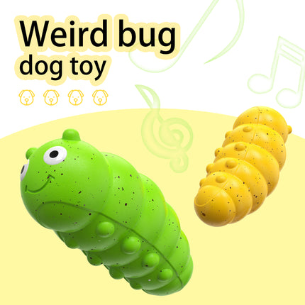 Peekaboo Studio Teething Dog Toy with Interactive Barking Sound