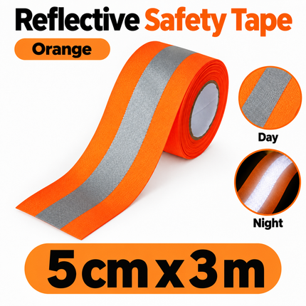 Reflective Safety Fabric Webbing Trim Strip – Sew-On High Visibility Tape