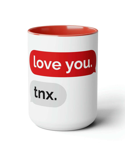 Luxurious Two-Tone Ceramic Coffee Mugs Set - 15oz Capacity, Maison d'Elite Collection