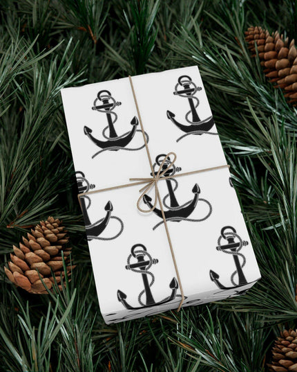 Artisan Anchor Gift Wrap Paper for Premium Gift Presentation