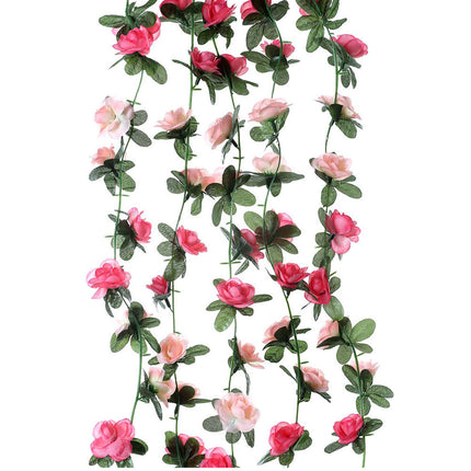 Peekaboo Studio Artificial Rose Flower Vine - Realistic & Durable Desi