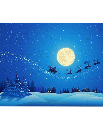 Customizable Family Jigsaw Puzzle Set in Stylish Metal Tin - Made in the USA for Quality Time