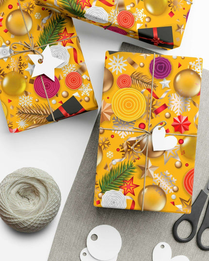 Exquisite 3D Luxury Christmas Gift Wrap Collection: Matte & Satin Options