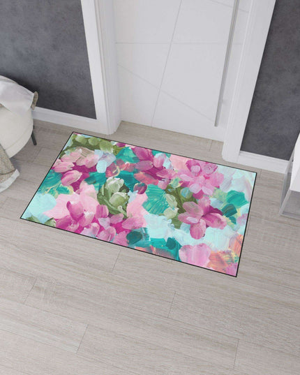 Elegant Floral Non-Slip Area Rug for Modern Home Elegance