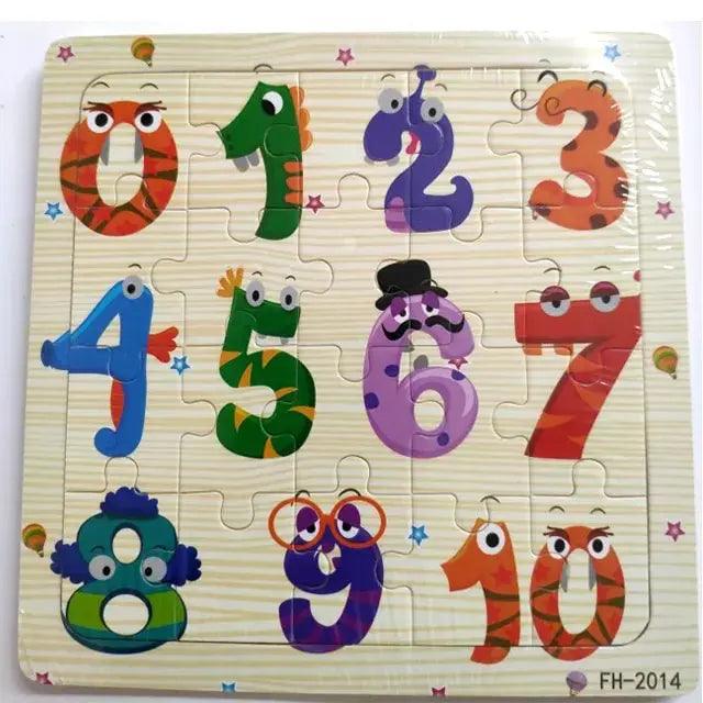 Montessori Interactive 3D Wooden Puzzle - Engaging Learning Toy for Young Adventurers