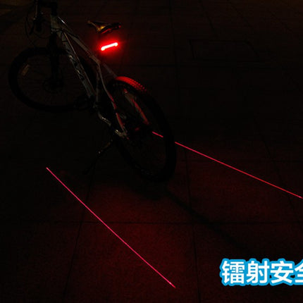 Brake Light Laser Tail Light For Bicycle With Auto Day Night Sensor