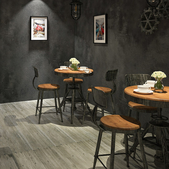 Peekaboo Studio Concrete Effect Dark Grey Wallpaper - Industrial Desig