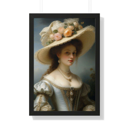 Elegant Femme Fatale: Sustainable Art Print for Stylish Home Interiors