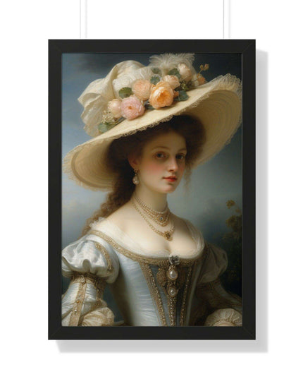 Elegant Femme Fatale: Sustainable Art Print for Stylish Home Interiors