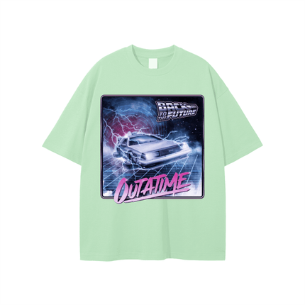 Streetwear Unisex Solid Color Loose Fit FOG T-Shirt