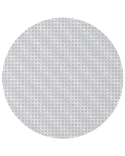 Vibrant Circular Chenille Rug - Dynamic Patterns for Luxurious Living Spaces