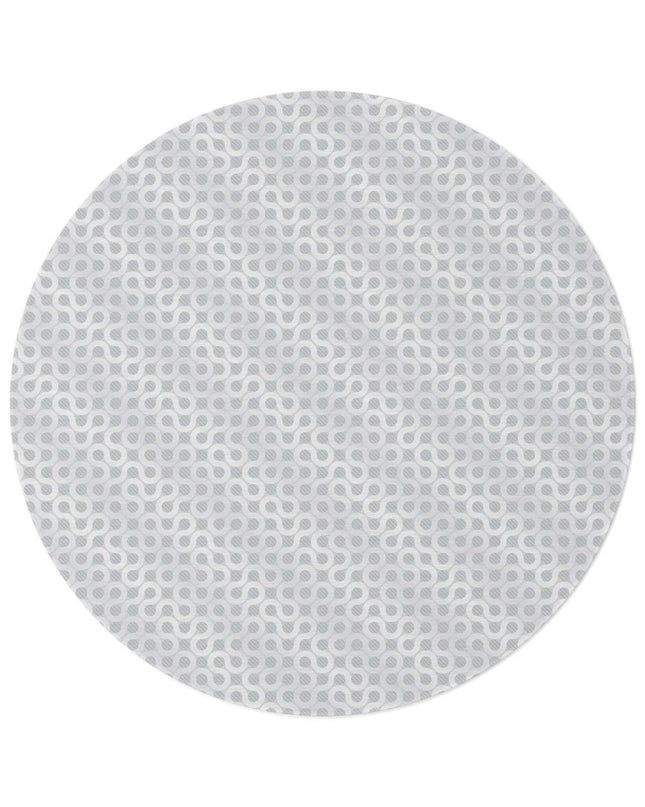 Vibrant Circular Chenille Rug - Dynamic Patterns for Luxurious Living Spaces