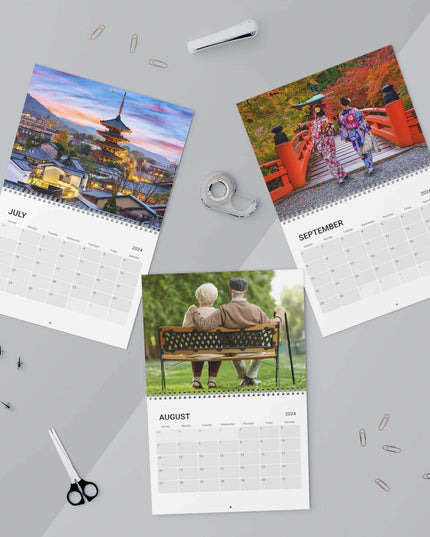 Elegance in Time: Premium Japanese Wall Calendar 2024 with Stunning Imagery