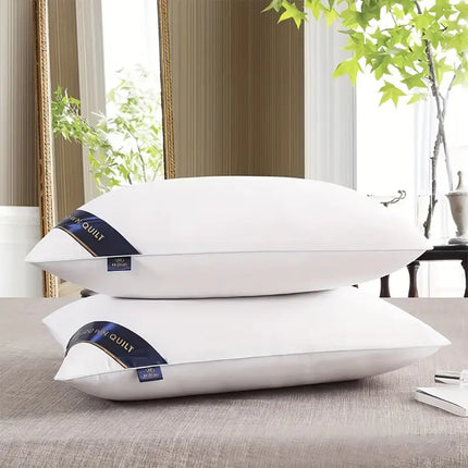 Peekaboo Studio 2-Pack Blue Bed Pillows - Hypoallergenic & Soft Suppor