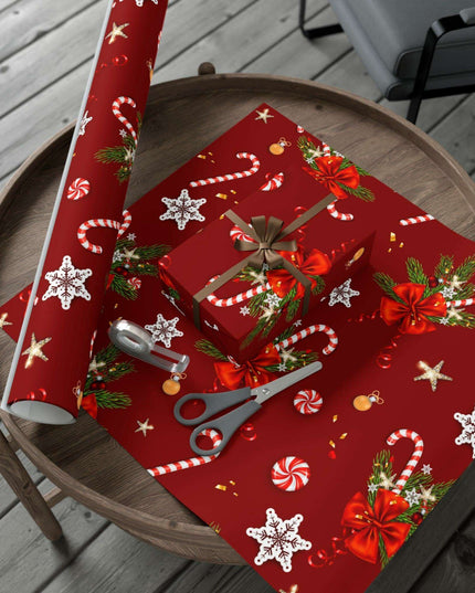 Elegant 3D Holiday Gift Wrapping Paper Set - Artfully Made in the USA